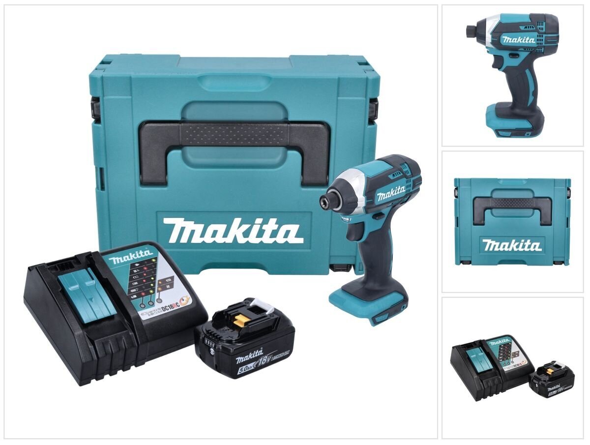 Makita DTD 152 F1J aku löökvõti 18V 165Nm + 1x aku 3,0Ah + Makpac - ilma laadijata hind ja info | Akutrellid, puurid ja kruvikeerajad | hansapost.ee