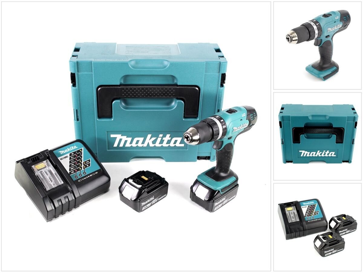 Makita DTD 152 T1J aku löökvõti 18V 165 Nm + 1x 5,0Ah aku Makpac 2 - ilma laadijata цена и информация | Akutrellid, puurid ja kruvikeerajad | hansapost.ee