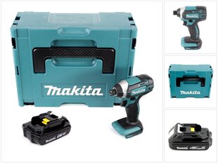 Аккумуляторный ударный гайковерт Makita 18 В с аккумулятором цена и информация | Дрели и шуруповёрты | hansapost.ee