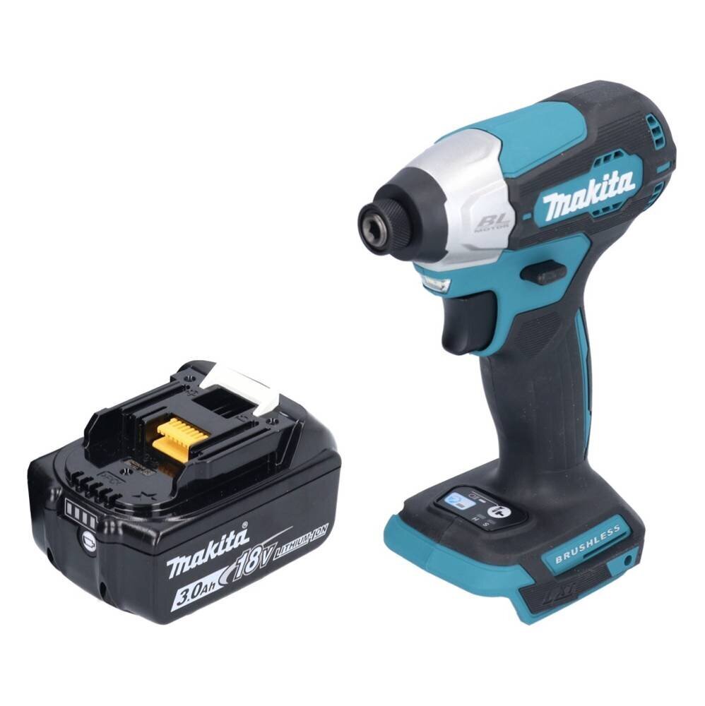 Makita DTD 157 F1 aku löökvõti 18 V 140 Nm 1/4" + 1x aku 3,0 Ah - ilma laadijata hind ja info | Akutrellid, puurid ja kruvikeerajad | hansapost.ee