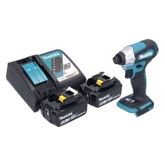 Аккумуляторный ударный гайковерт Makita 18 В с аккумулятором цена и информация | Дрели и шуруповёрты | hansapost.ee