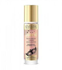 Vedel highlighter Eveline Cosmetics Variete Face & Body Liquid 30ml, 02 rose gold hind ja info | Jumestuskreemid ja puudrid | hansapost.ee
