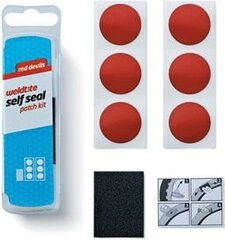 Набор для ремонта велосипедных шин Weldtite Puncture Red Devils Self Seal Patch Kit цена и информация | Покрышки, шины для велосипеда | hansapost.ee