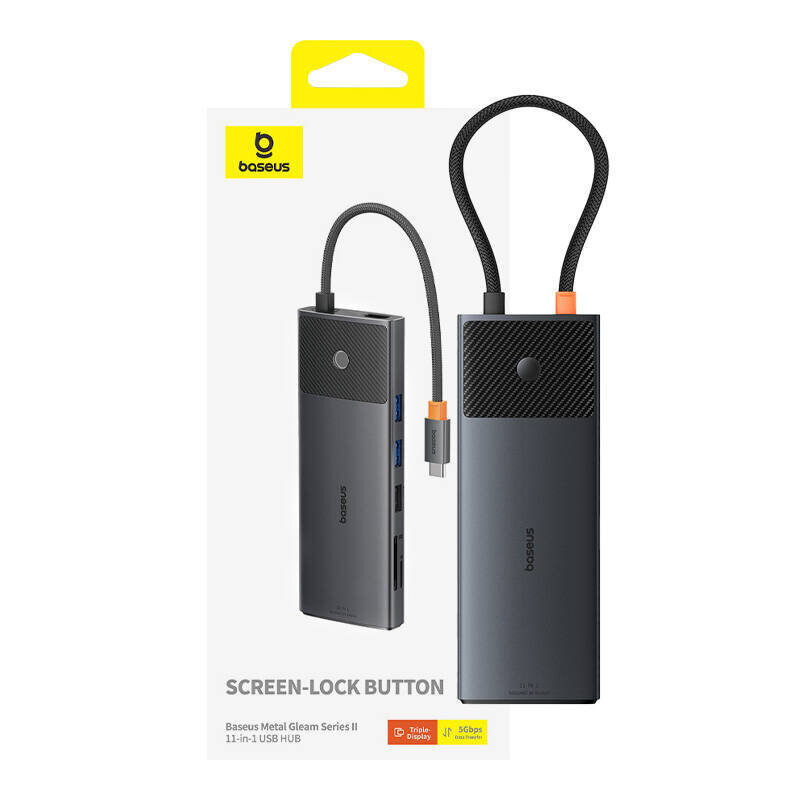 Baseus Metal Gleam Series цена и информация | USB adapterid ja jagajad | hansapost.ee