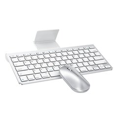 Mouse and keyboard combo for IPad|IPhone Omoton KB088 (silver) цена и информация | Клавиатура с игровой мышью 3GO COMBODRILEW2 USB ES | hansapost.ee