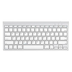 Mouse and keyboard combo for IPad|IPhone Omoton KB088 (silver) цена и информация | Клавиатура с игровой мышью 3GO COMBODRILEW2 USB ES | hansapost.ee