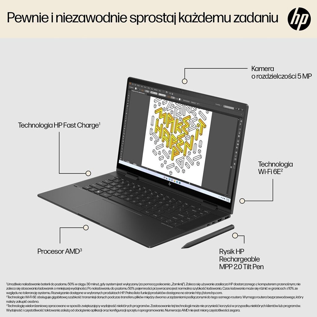 HP Envy x360 15-fh0006nw hind ja info | Sülearvutid | hansapost.ee