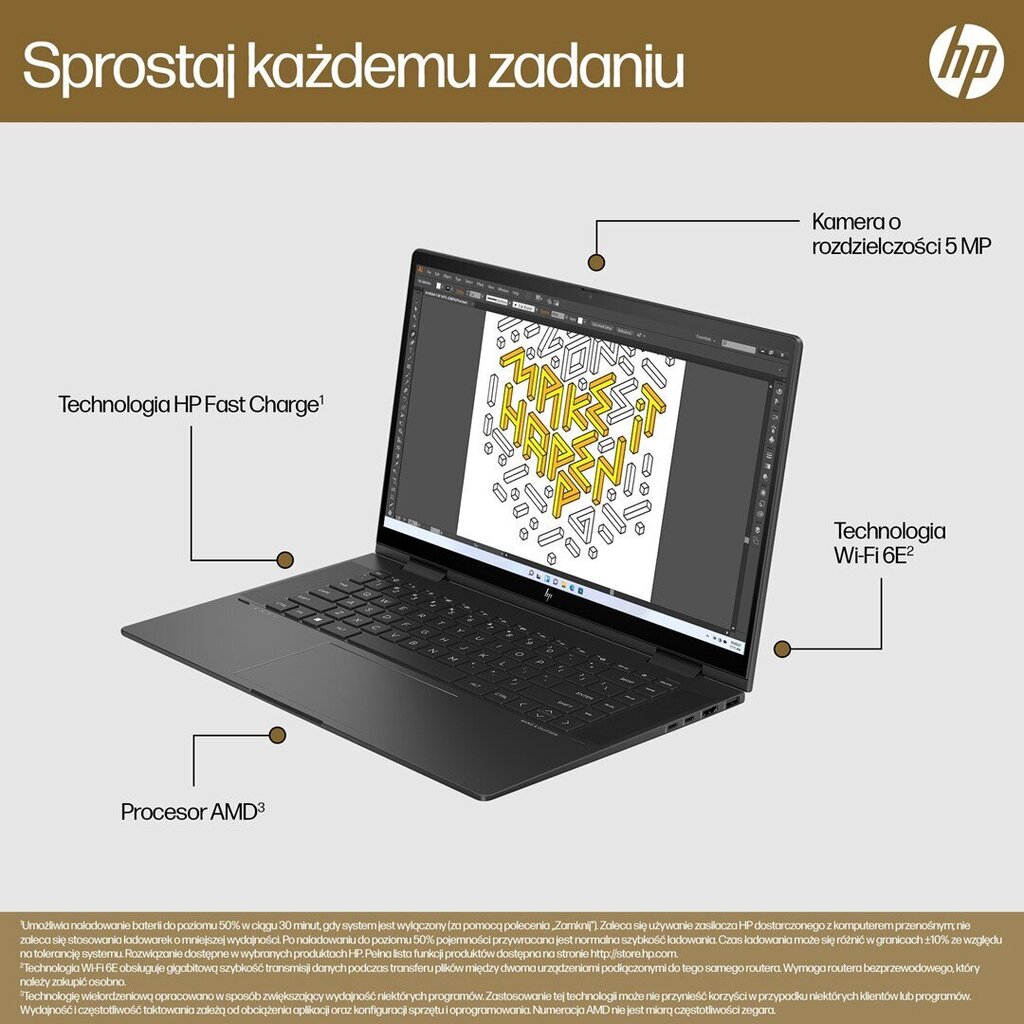 HP Envy x360 15-fh0006nw hind ja info | Sülearvutid | hansapost.ee