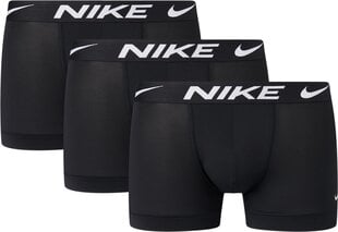 Мужские боксеры Nike 3 пары, BLACK 0000KE1156 UB1 43461 цена и информация | Nike Мужское нижнее белье | hansapost.ee