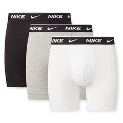 Nike meeste bokserid EVERYDAY COTTON STRETCH 3pk, must-valge-helehall цена и информация | Нижнее белье для мужчин | hansapost.ee