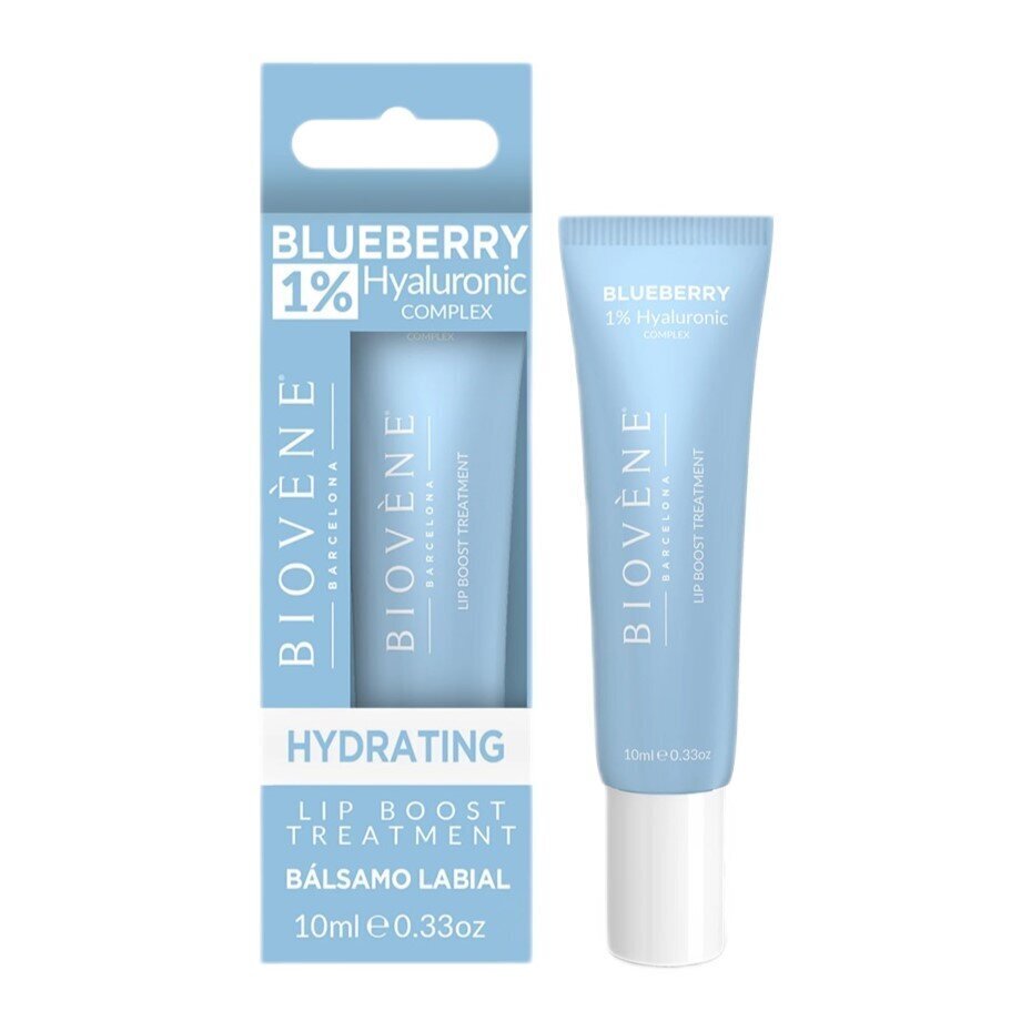 Huuleseerum Biovene Blueberry 1% Hyaluronic Hydrating Lip Boost, 10 ml цена и информация | Huulekosmeetika | hansapost.ee