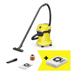 Karcher WD 3 V-17/4/20 *EU + Мешки 10шт + Фильтр цена и информация | Пылесосы | hansapost.ee