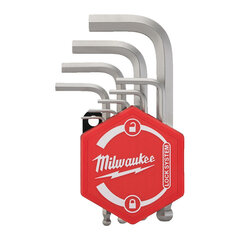 Kuuskantvõtmete komplekt Milwaukee Compact 1,5-10 mm, 9-osaline hind ja info | Käsitööriistad | hansapost.ee