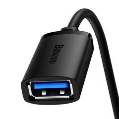 USB 3.0 удлинитель кабеля, 3м, черный цена и информация | Адаптеры, USB-разветвители | hansapost.ee