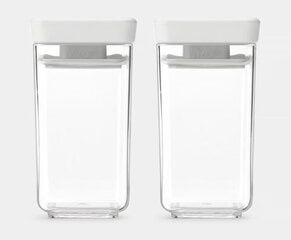 Brabantia hermeetiliste purkide komplekt Tasty+, 150 ml, 2 tk. hind ja info | Toiduainete säilitusnõud | hansapost.ee