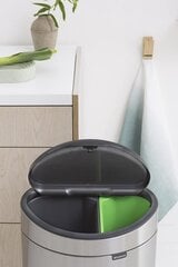 Brabantia prügikast Touch 2 sektsiooni, 10+23 l hind ja info | Prügikastid | hansapost.ee