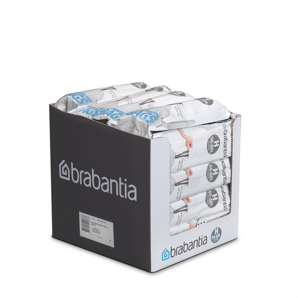 Brabantia prügikotid, H 50-60 l, 10 tk. hind ja info | Prügikotid | hansapost.ee