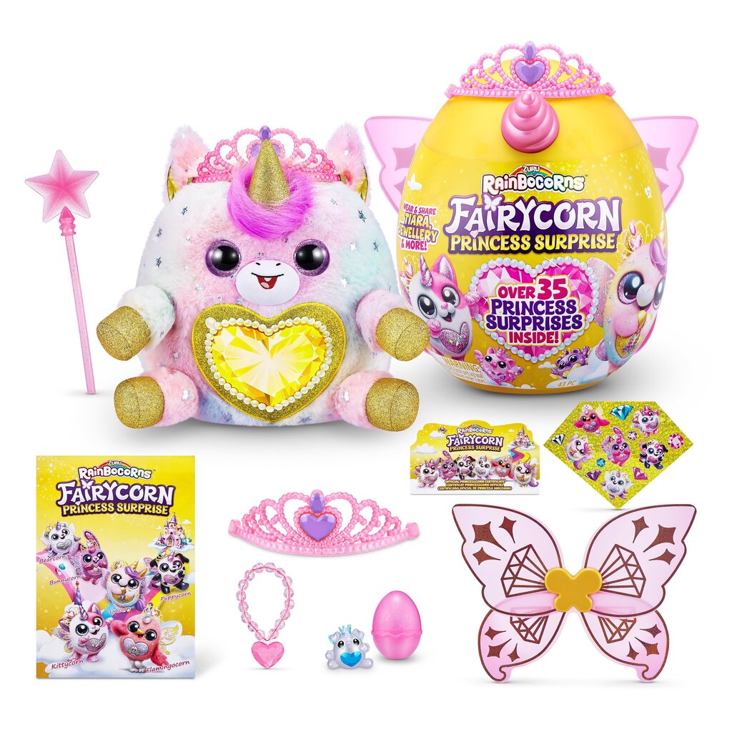 Pehme mänguasi koos tarvikutega Rainbowcorns Fairycorn Princess Series 6 hind ja info | Mänguasjad tüdrukutele | hansapost.ee
