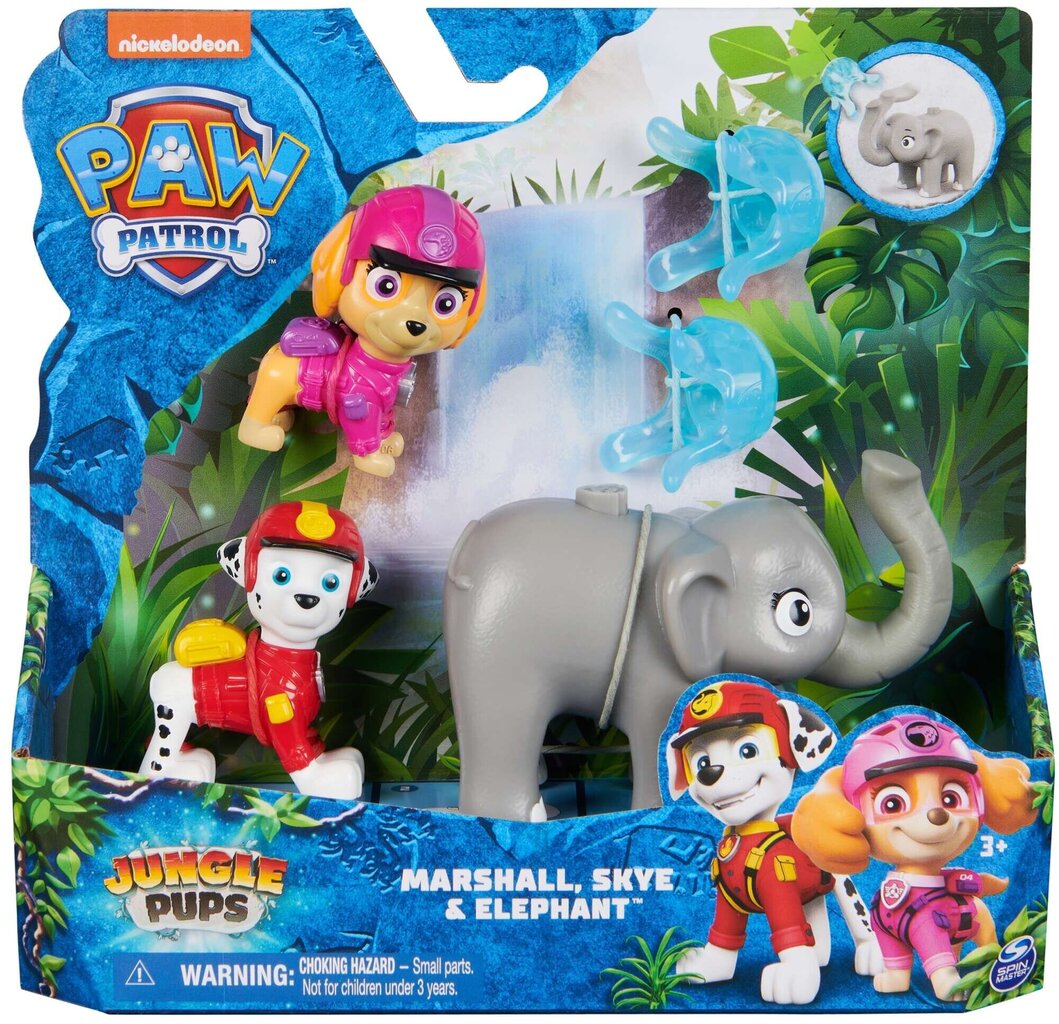 Kujukeste komplekt Paw Patrol Jungle Pups Skye Marshall цена и информация | Mänguasjad poistele | hansapost.ee