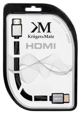 Kruger Matz HDMI-HDMI 2.1 8K кабель 3м цена и информация | Кабели и провода | hansapost.ee