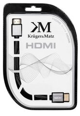 Kruger&Matz HDMI, 1,8 m hind ja info | Juhtmed ja kaablid | hansapost.ee