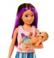 Barbie lapsehoidja nukkude komplekt koos beebiga Mattel hind ja info | Mänguasjad tüdrukutele | hansapost.ee