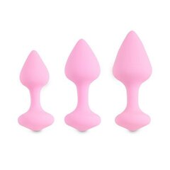Feeztoys - Bibi tagumiku pistikkomplekt 3 tk roosa hind ja info | Seksmänguasjade komplekt | hansapost.ee