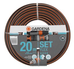 Gardena Comfort Flex voolik 13mm, 20m komplekt hind ja info | Niisutussüsteemid, kastmisvoolikud ja kastekannud | hansapost.ee