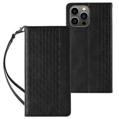 Чехол с магнитным ремешком Case pro iPhone 14 Pro Max с откидным кошельком, мини-шнур, подставка, розовый цена и информация | Чехлы для телефонов | hansapost.ee