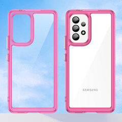 Чехол Outer Space для Samsung Galaxy A53 5G с гибкой рамкой розовый цена и информация | Чехлы для телефонов | hansapost.ee