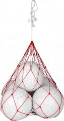 Ball carry net 5 ball AVENTO 75MB Red/White цена и информация | Рюкзаки для спорта, активного отдыха | hansapost.ee
