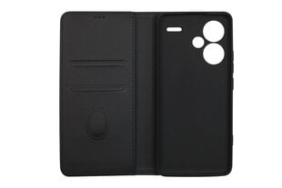 JM ümbris STAND FLIP CASE for Xiaomi Redmi Note 13 PRO+ Must цена и информация | Чехлы для телефонов | hansapost.ee