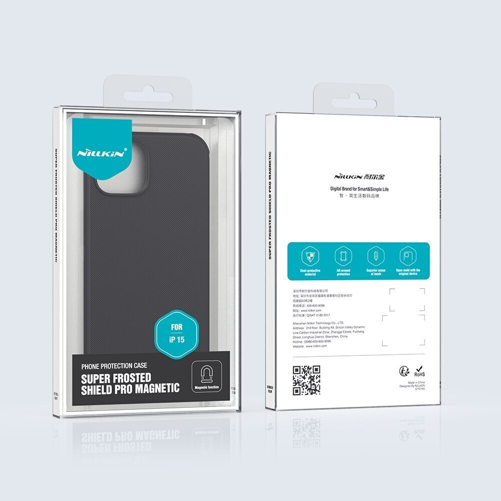 Nillkin Super Frosted PRO Magnetic Back Cover цена и информация | Telefonide kaitsekaaned ja -ümbrised | hansapost.ee