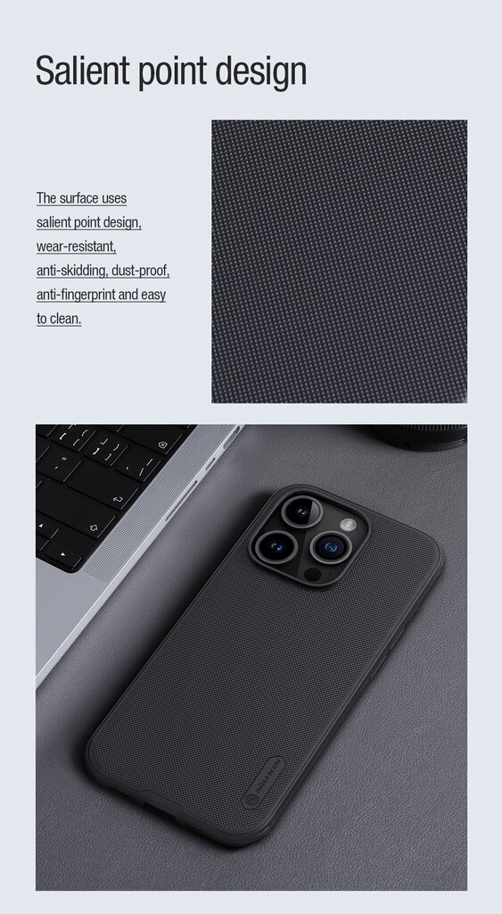 Nillkin Super Frosted PRO Magnetic Back Cover цена и информация | Telefonide kaitsekaaned ja -ümbrised | hansapost.ee