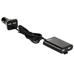 Akyga AK-CH-10 car charger (12 V | 4 x USB | 9000 mA) black цена и информация | Зарядные устройства для телефонов | hansapost.ee