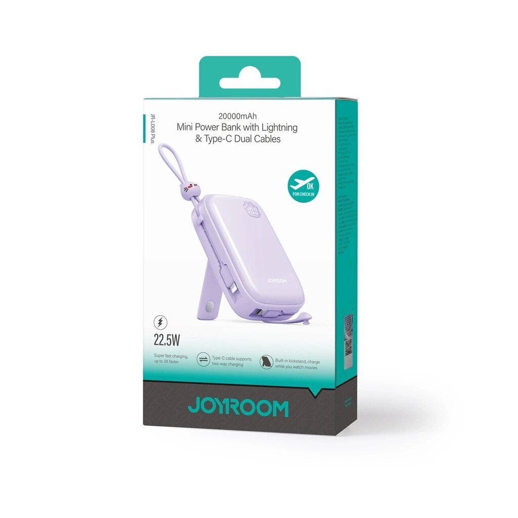 Joyroom JR-L008 Plus Cutie 20000mAh цена и информация | Akupangad | hansapost.ee