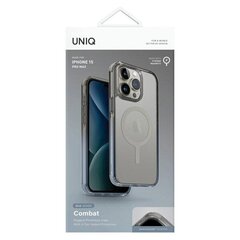 UNIQ etui Combat Duo iPhone 15 Pro Max 6.7" Magclick Charging niebiesko-szary|dusty blue-grey hind ja info | Telefonide kaitsekaaned ja -ümbrised | hansapost.ee
