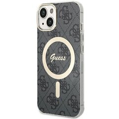 Guess GUHMP15MH4STK iPhone 15 Plus | 14 Plus 6.7" czarny|black hardcase 4G MagSafe цена и информация | Чехлы для телефонов | hansapost.ee