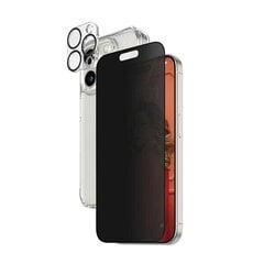 PanzerGlass Privacy Bundle 3in1 iPhone 15 Pro 6.1" D3O Hardcase + Screen Protector UWF+ Lens 1137+1173+P2810 цена и информация | Чехлы для телефонов | hansapost.ee