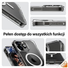 PanzerGlass HardCase iPhone 15 Pro Max 6.7" D3O MagSafe 3xMilitary grade transparent 1183 цена и информация | Чехлы для телефонов | hansapost.ee