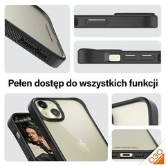 PanzerGlass ClearCase iPhone 15 Plus 6.7" D3O 2xMilitary grade czarny|black 1178 цена и информация | Чехлы для телефонов | hansapost.ee