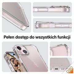 PanzerGlass HardCase iPhone 15 6.1" D3O 3xMilitary grade transparent 1172 цена и информация | Чехлы для телефонов | hansapost.ee