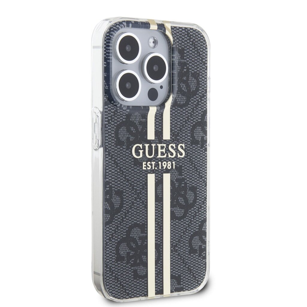 Guess IML 4G Gold Stripe Case hind ja info | Telefonide kaitsekaaned ja -ümbrised | hansapost.ee