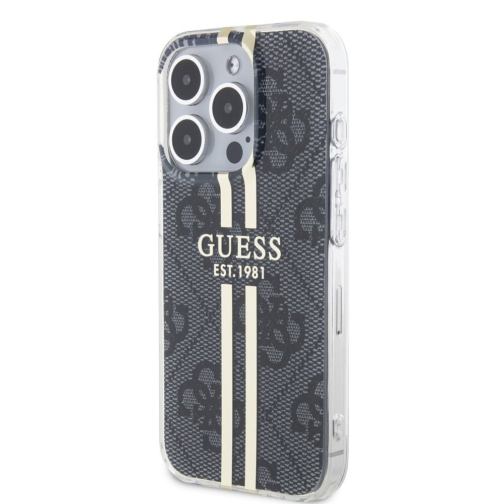 Guess IML 4G Gold Stripe Case hind ja info | Telefonide kaitsekaaned ja -ümbrised | hansapost.ee