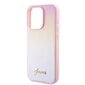 Guess PU Leather Iridescent Metal Script Case цена и информация | Telefonide kaitsekaaned ja -ümbrised | hansapost.ee