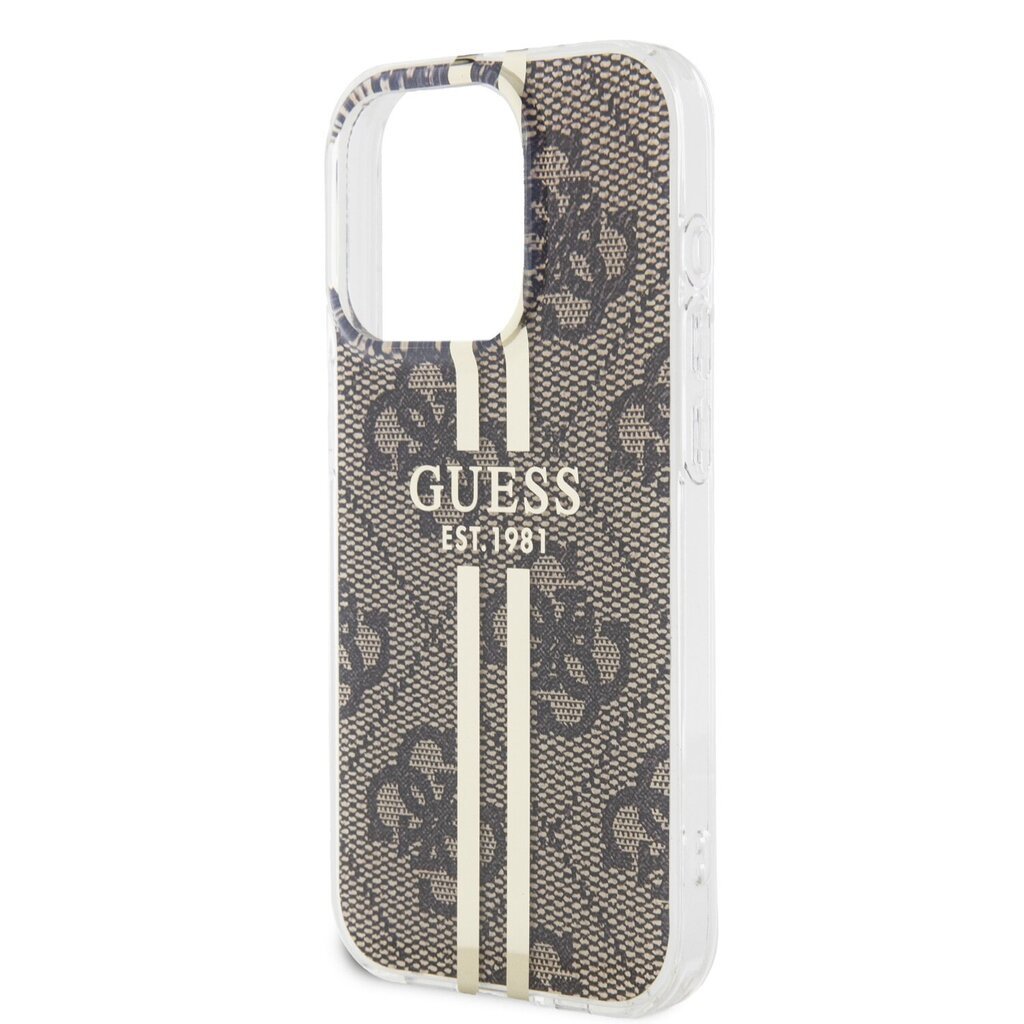 Guess IML 4G Gold Stripe Case price and information | Telefonide kaitsekaaned ja -ümbrised | hansapost.ee