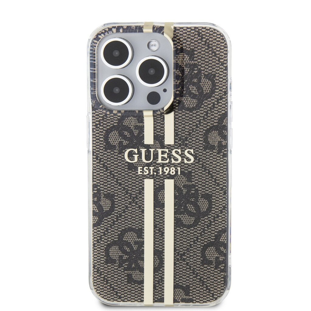 Guess IML 4G Gold Stripe Case price and information | Telefonide kaitsekaaned ja -ümbrised | hansapost.ee