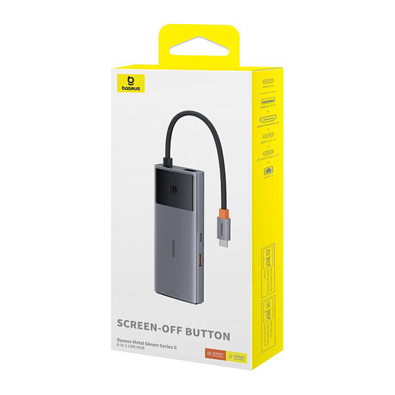 Baseus Metal Gleam 2 Series hind ja info | USB adapterid ja jagajad | hansapost.ee