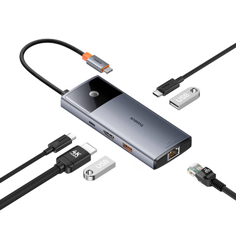 Baseus Metal Gleam 2 Series цена и информация | USB adapterid ja jagajad | hansapost.ee