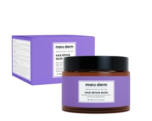 Taastav mask kahjustatud juustele Maruderm, 300 ml hind ja info | Juuksemaskid, õlid ja seerumid | hansapost.ee